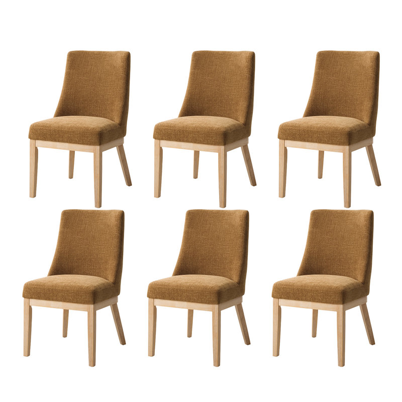 Chaise en bois massif Albertina Farmhouse, 6, Chameau
