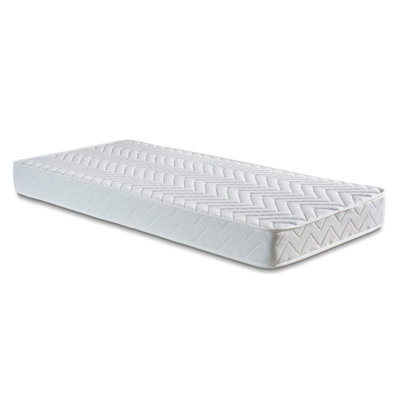 Matelas ultra ferme pour bébé et enfants, tissu jacquard blanc, 47,2 po x 78,7 po x 7,5 po | Système spécial multi-ressorts Niron, mousse à double face confortable et fibre de silicone | Parfait pour les lits de bébé et les lits pour tout-petits, conception assemblée