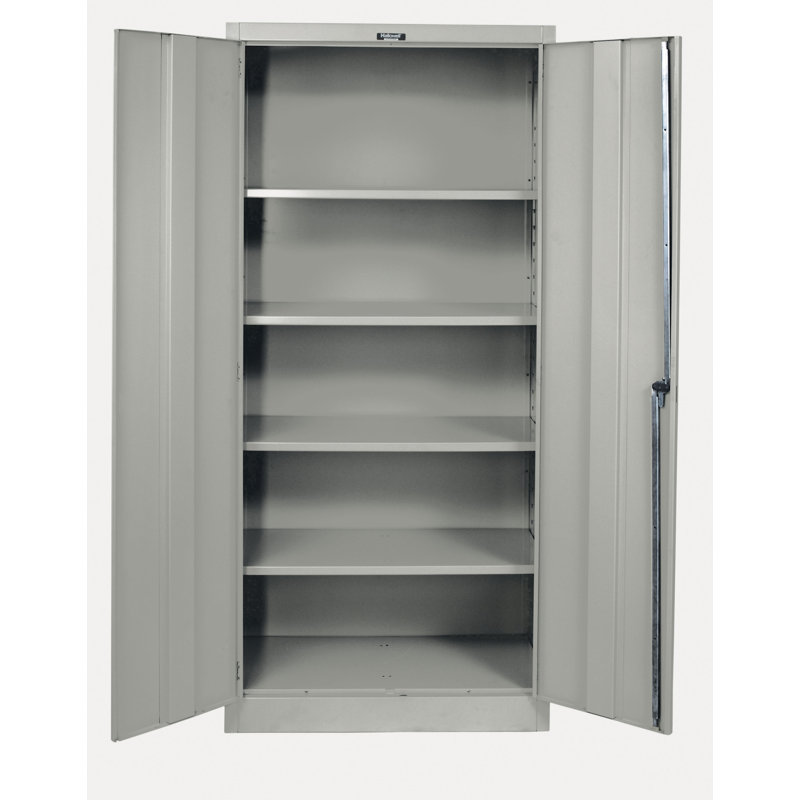 Armoire de rangement 2 portes 400 Series, Gris foncé