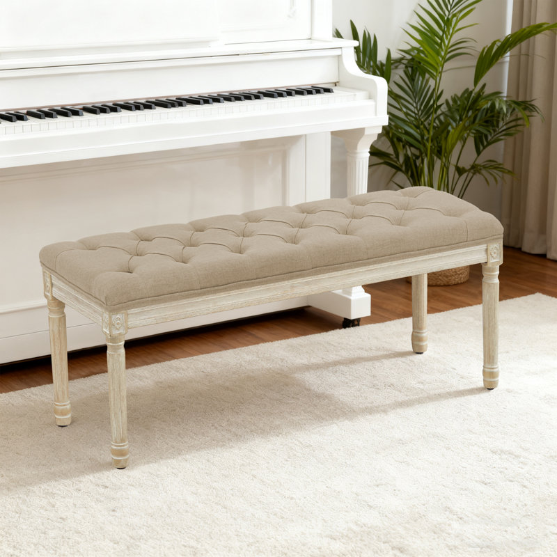 Boswick Bench, Light Brown, 43.9"