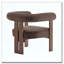Fauteuil d'appoint rembourré en velours-1589565396