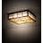 Santa Fe Glass Flush Mount