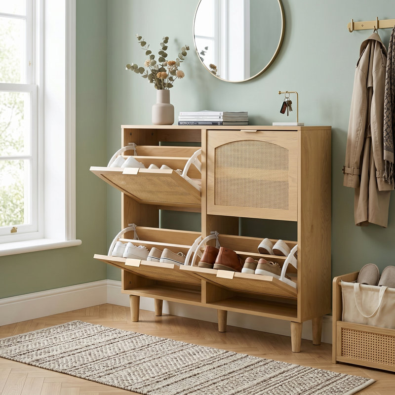 20 Pair Shoe Storage Cabinet