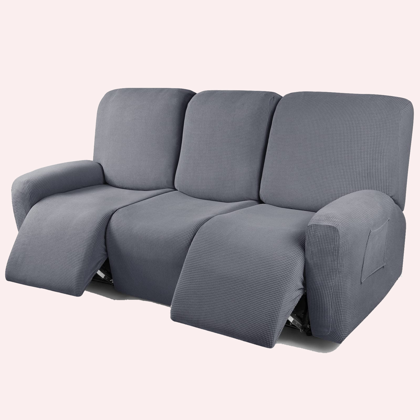 Livego 8Pieces Recliner Sofa Covers For 3Seater Sofa, Furniture