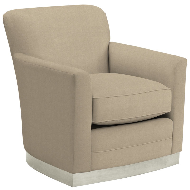 Michael Weiss 30.5"Paris Swivel Chair, Nomad Sand, Wrenn