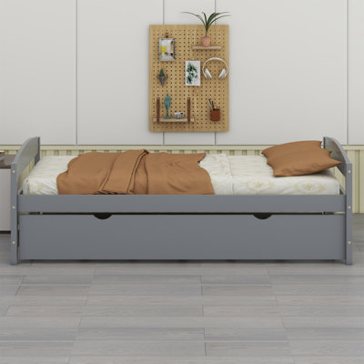 Platform Bed With Trundle