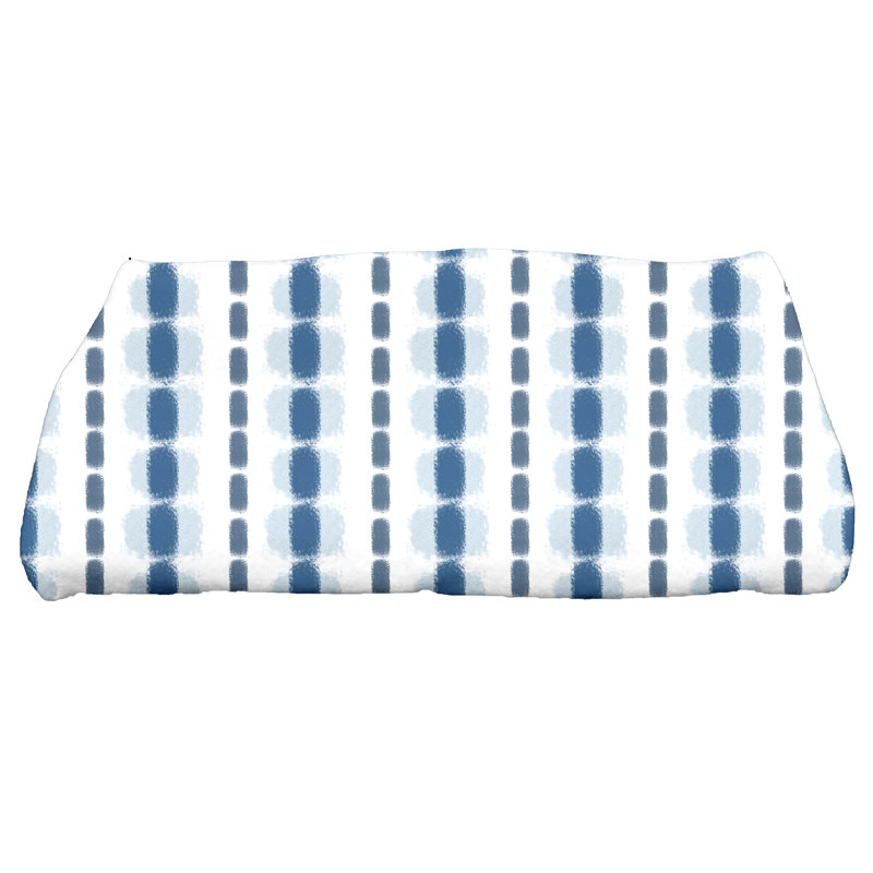 Serviette de bain Normandie, Bleu