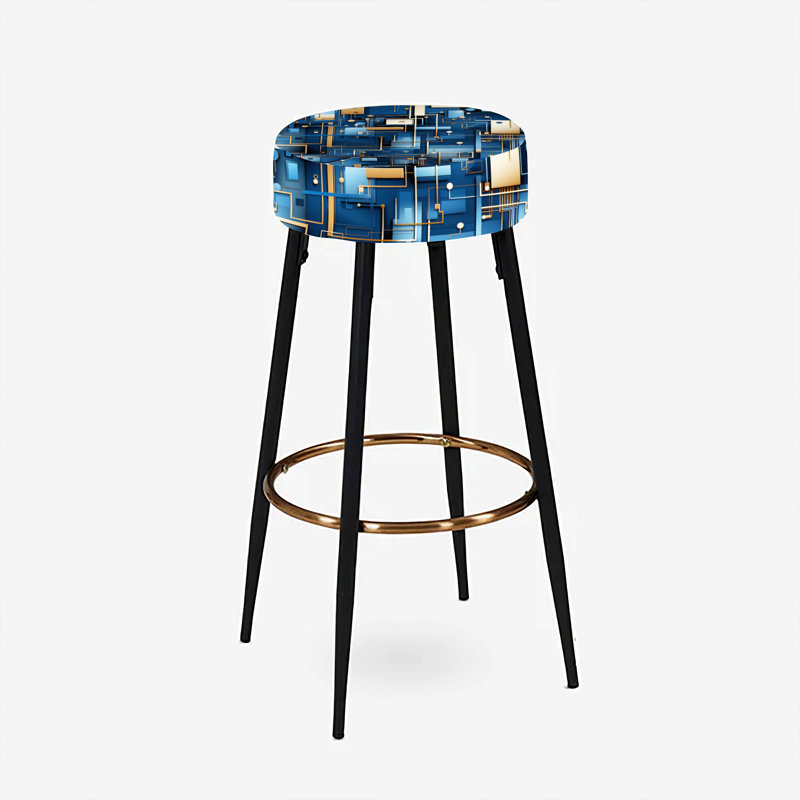 Ensemble de 2 tabourets de bar Industrial