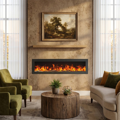 Brayden Studio 127 cm W Electric Fireplace