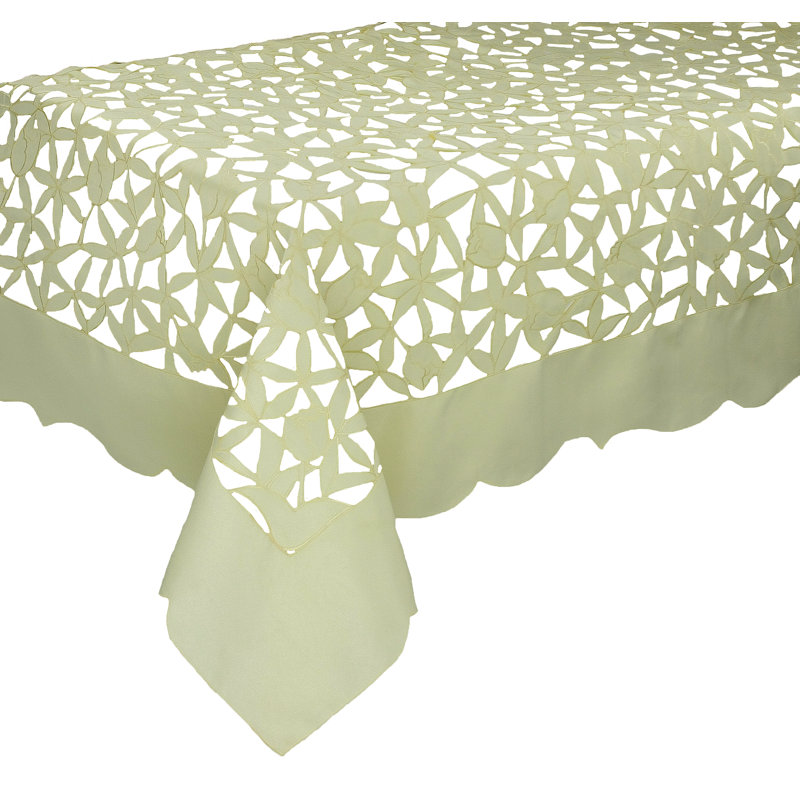 Weehawken Tablecloth, Yellow, 144" L x 70" W