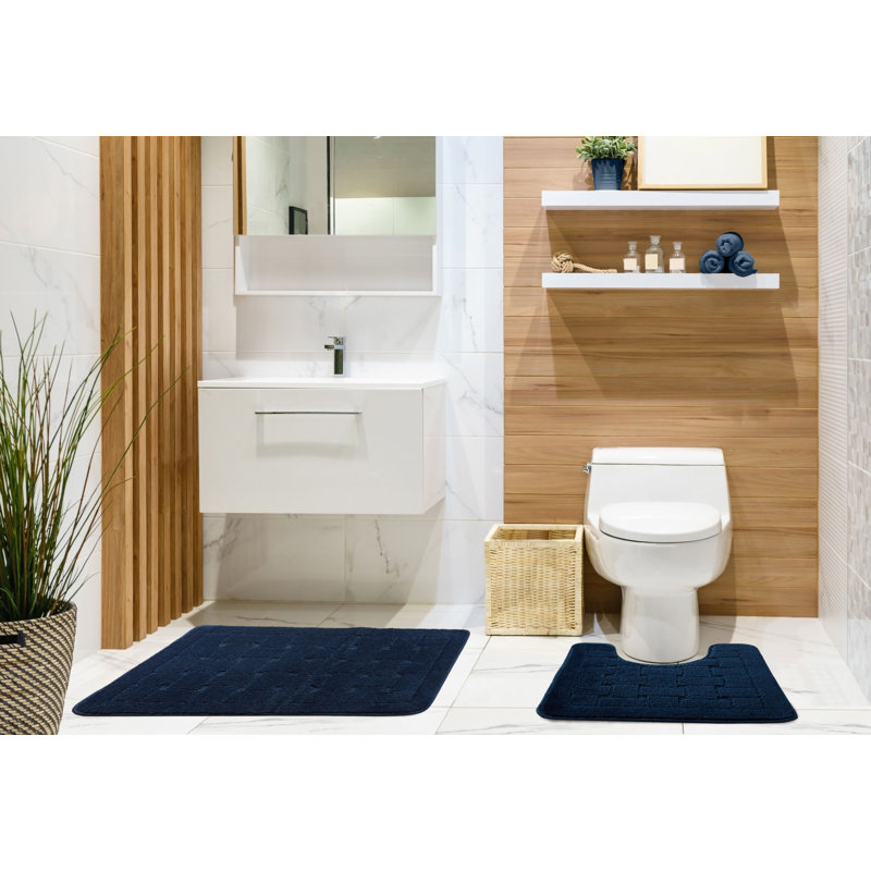 Aniss Polypropylene Plastic Non-Slip, Navy