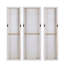 Triptyque, ensemble de 3 toiles dimensionnelles en résine