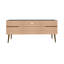 Bradley 63" Mid-Century Modern 4-Shelf TV Stand for TVs up to 60" in Black-856465376