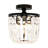 3 - Light 9.1'' Bowl Crystal Semi Flush Mount