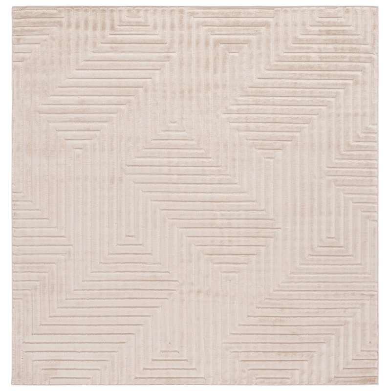Lauralei Performance Solid Color Rug, Square 6'7"