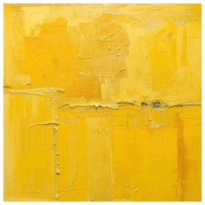 Textured Yellow Abstract Double Sided Throw Pillows