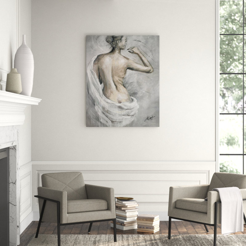 The White Drape I Painting by Chelsea Art Studio, Outdoor, 50" H x 40" W x 1.5" D