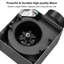 110 Cfm Quiet Bathroom Exhaust Fan With Light With 3 Colour Change, 3000K/4000K/5500K 1000Lm, Shower Ventilation Fan Light Combo, Memory Function