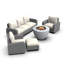 6 - Person Patio Conversation Set with Cushions