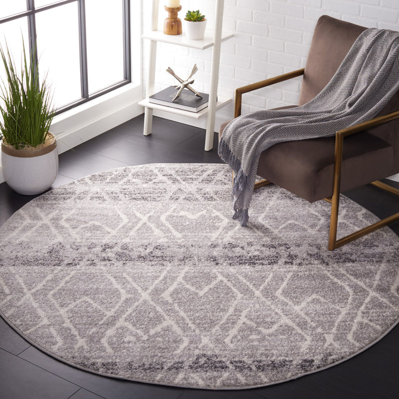 Muniz Performance Geometric Rug, Round 6'