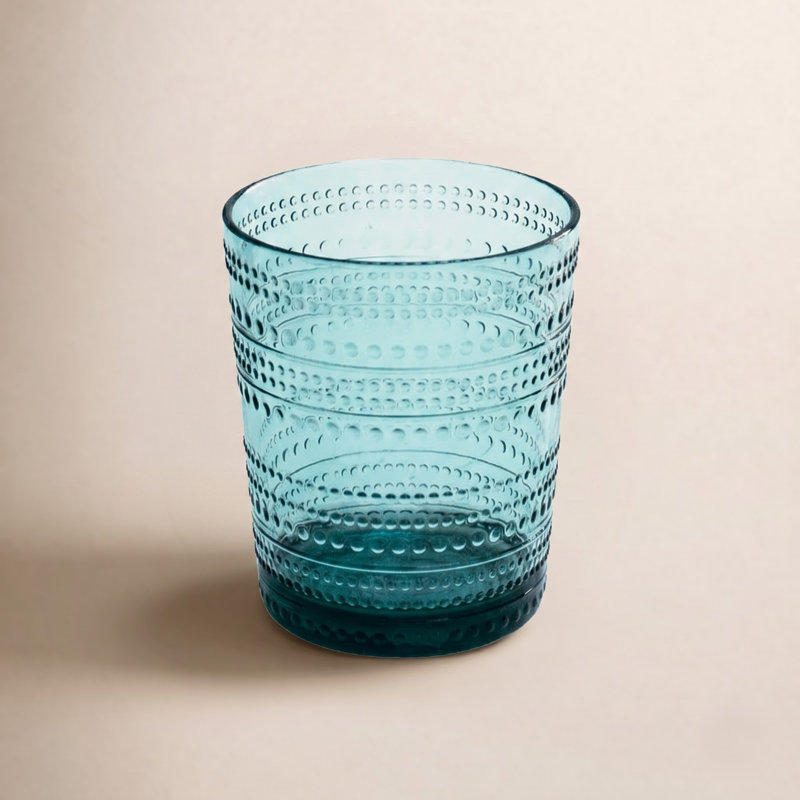 Verre à boire Chaplin Beaded Acrylique - Bleu-vert - 15,6 oz, 15,60 oz, Vert