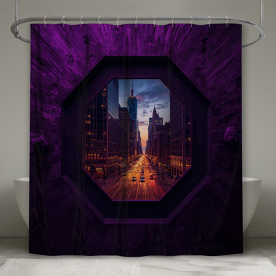 Rideaux de douche City Skyline