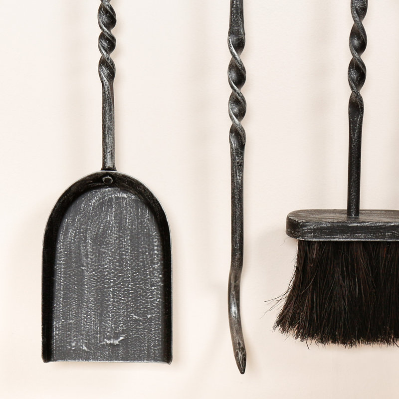 Iron Fireplace Tool Set