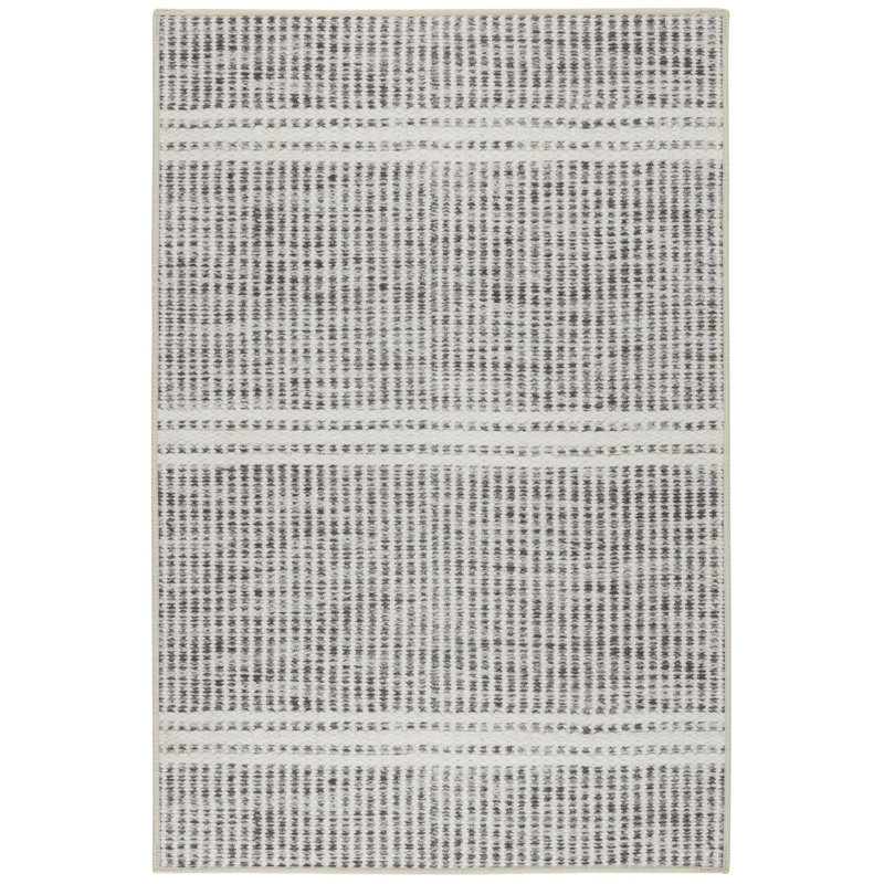 Tapis gris Malta Malta, Rectangle 7 pi 6 po x 9 pi 6 po