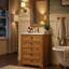 20" Small Space Freestanding Vanity Set, Compact Cabinet With Tip-Out Drawer, Ceramic Top & Adjustable Shelf