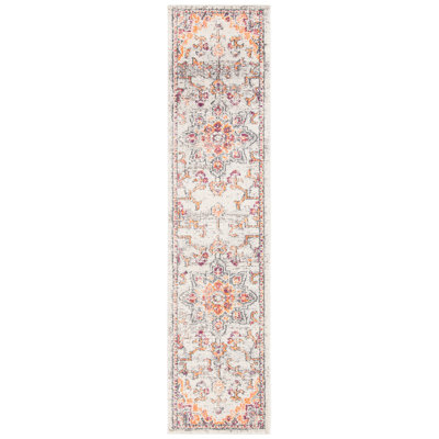 Brieta Machine Woven Beige/Orange Indoor Rug