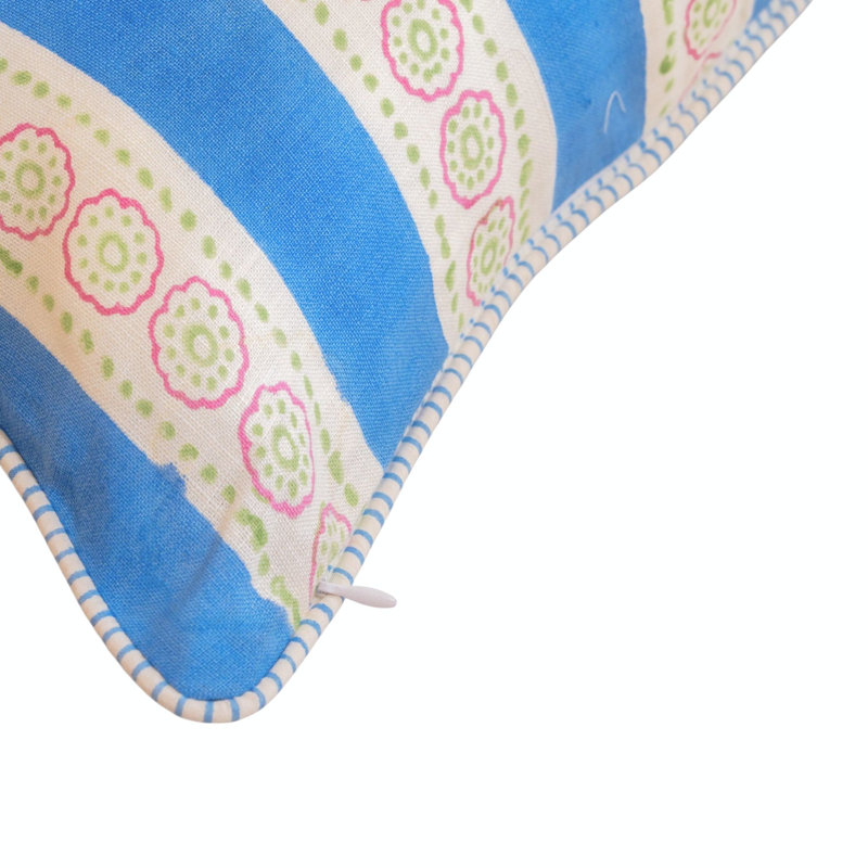 Housse de coussin Malhaar, Bleu