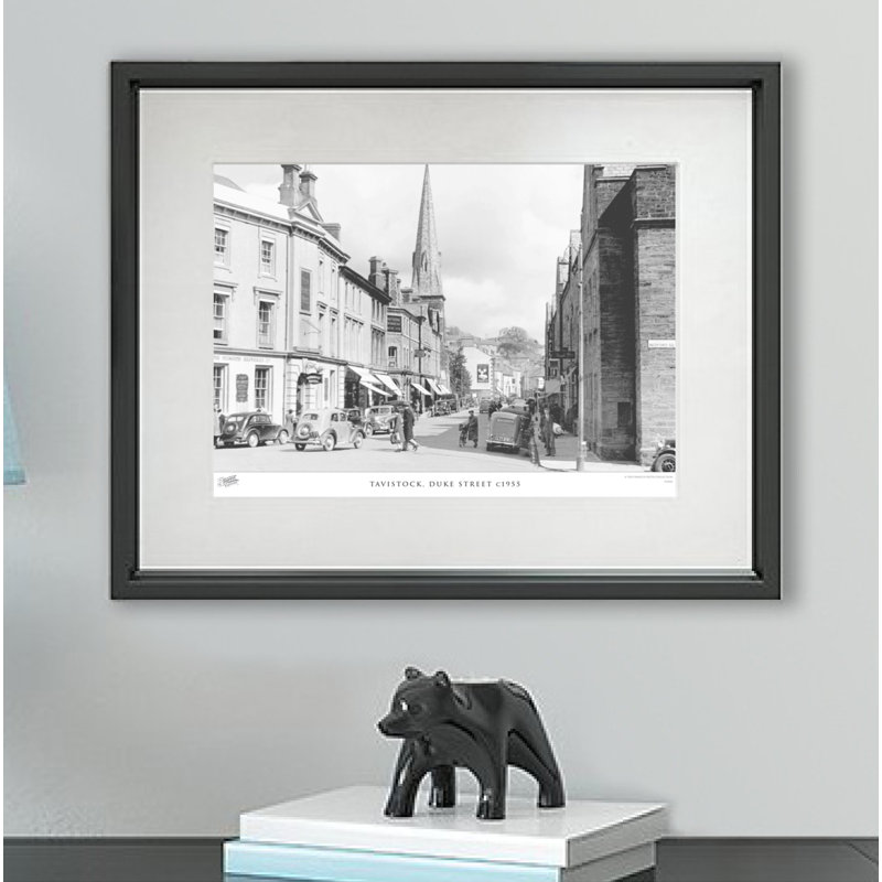 Tavistock, Duke Street C1955 by Francis Frith - Single Picture Frame Print, 40cm H x 50cm W x 2.3cm D