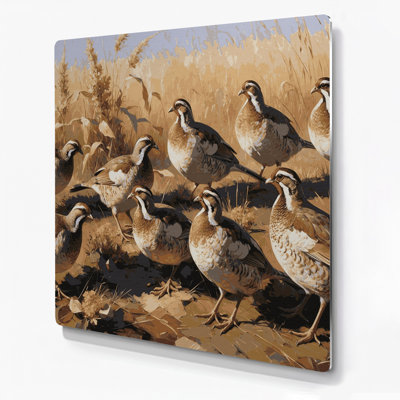 Art mural en métal oiseaux