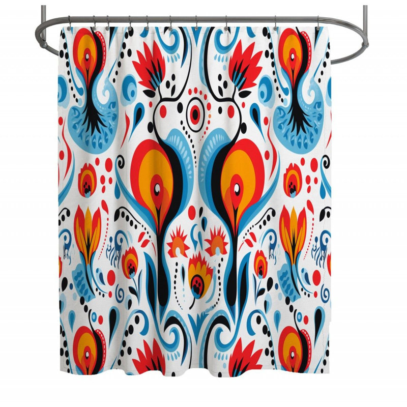 Rideau de douche Paulette, H 93 po x l 70 po