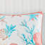 Édredon pour grand lit Coral - 7 pièces, coton, motif marin imprimé, literie, galets de plage, étoile de mer, coraux, doux et-119448881-119448880