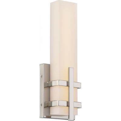 Maclachlan Steel LED Flush Mounted Sconce