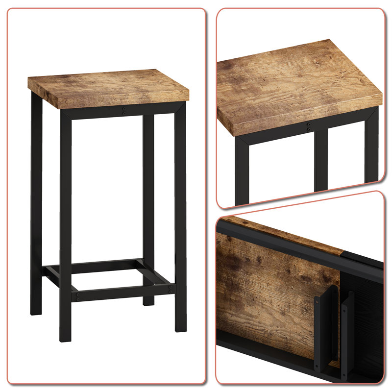 Ensemble de salle à manger rectangulaire L 60,23 po x l 15,74 po Erjol, Brun