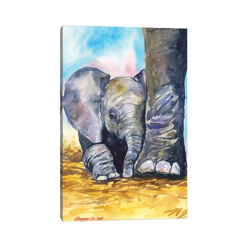 Mother Love by George Dyachenko - Wrapped Canvas Painting, 30.48 cm H x 45.72 cm W