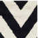 Nero Chevron Wool Hand Woven Area Rug
