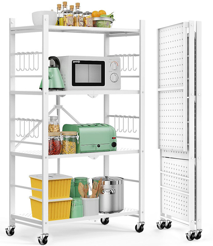 Storage Shelves, 49.21'' x 26.97'' x 13.39'', White