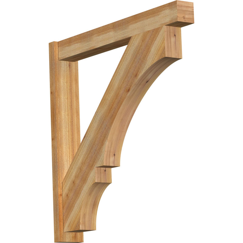 Bloc balboa rustique en bois rustique, P 42 po x H 42 po, Sapin Douglas de 8 po (sciage brut)