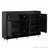 ON-TREND Sleek and Contemporary Shoe Cabinet with Adjustable Shelves, Minimalist Home Organizer with Solid Wood Legs, Storage Sideboard for Entryway, Living Room, Black (OLD SKU: WF321211AAB)