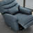 Global Home Swivel Glider Recliner With Manual Footrest In Oslo Sapphire-235960131
