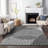 Elowen Gray Washable Indoor-Outdoor Rug - -1098350630