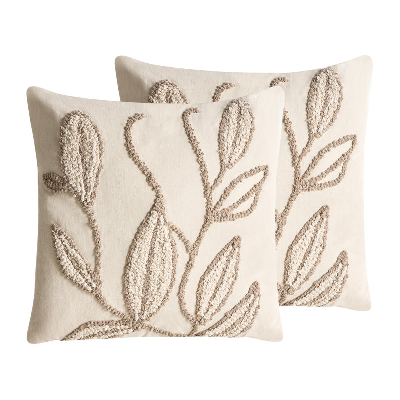 Floral Square Throw Cushion
