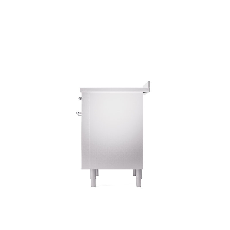 ILVE Nostalgie II 36 in Induction Range, Stainless Steel/Chrome