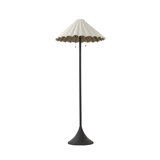 Fiorella Floor Lamp-Espresso Canvas