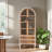 Freestanding Arch-Shaped Office Storage Display Cabinet-1123067853