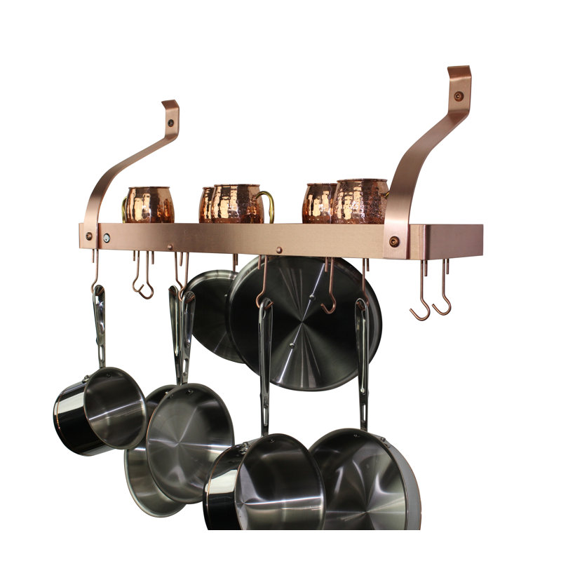 Handcrafted Gourmet Wall Mounted Pot Rack