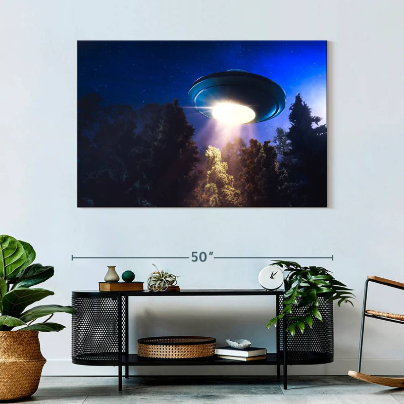 Kelan Ancient UFO, 32" H x 48" W